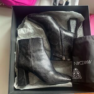Marccain European Booties Snake Skin